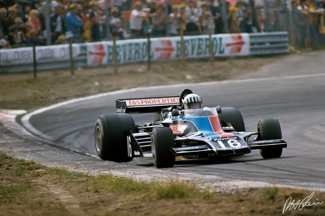 Pryce in the Shadow DN8, Dutch Grand Prix 1976 – Copyright © The Cahier Archive